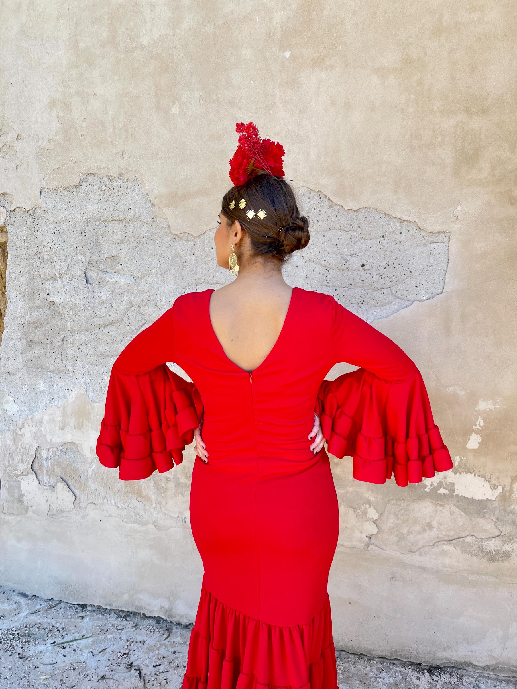 Traje Flamenca Low Cost Canastero Rojo