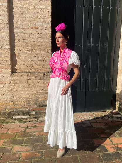 Look Bata Rociera Perforada Blanca