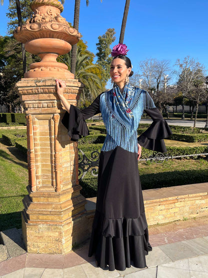 Look de Flamenca Económica Negra