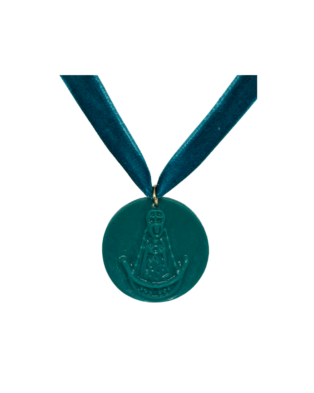 medalla de flemenca terciopelo