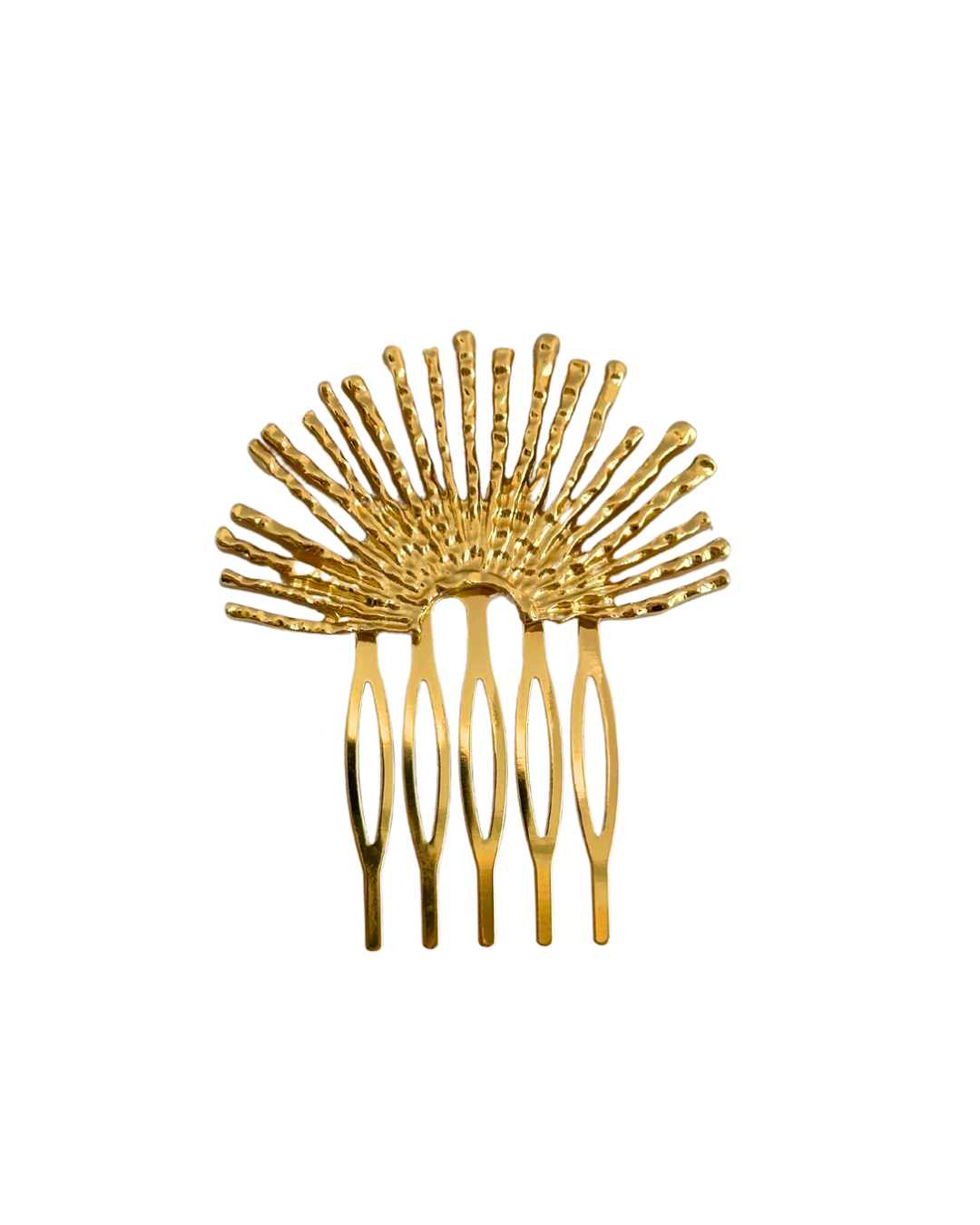 Peinecillo de flamenca rayos dorados grandes