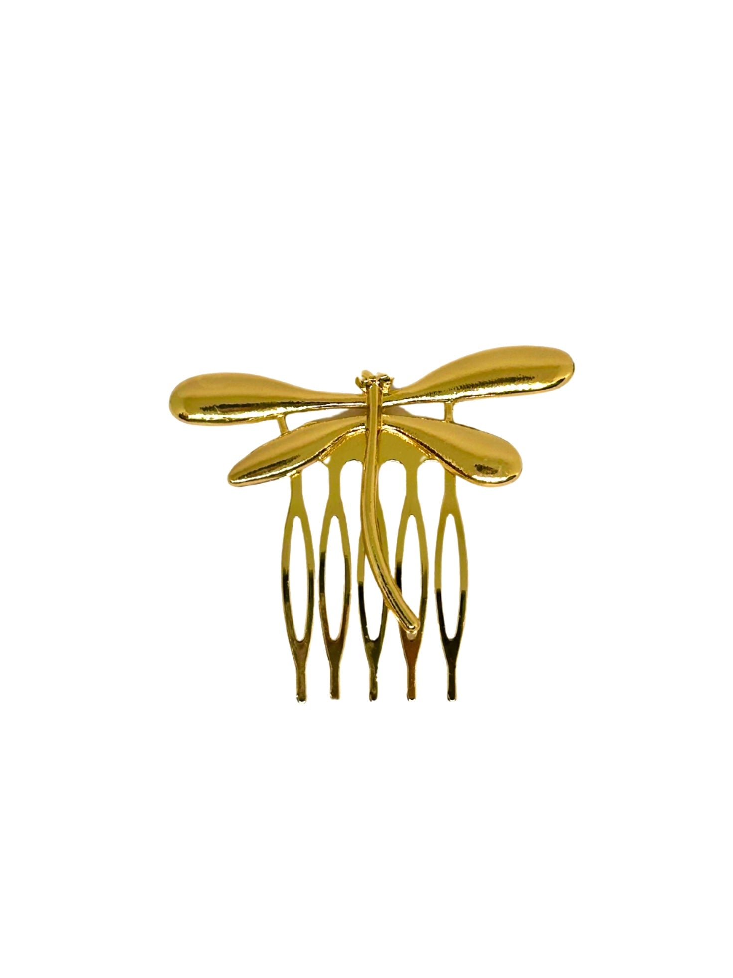 Peinecillo de libelula dorada lisa
