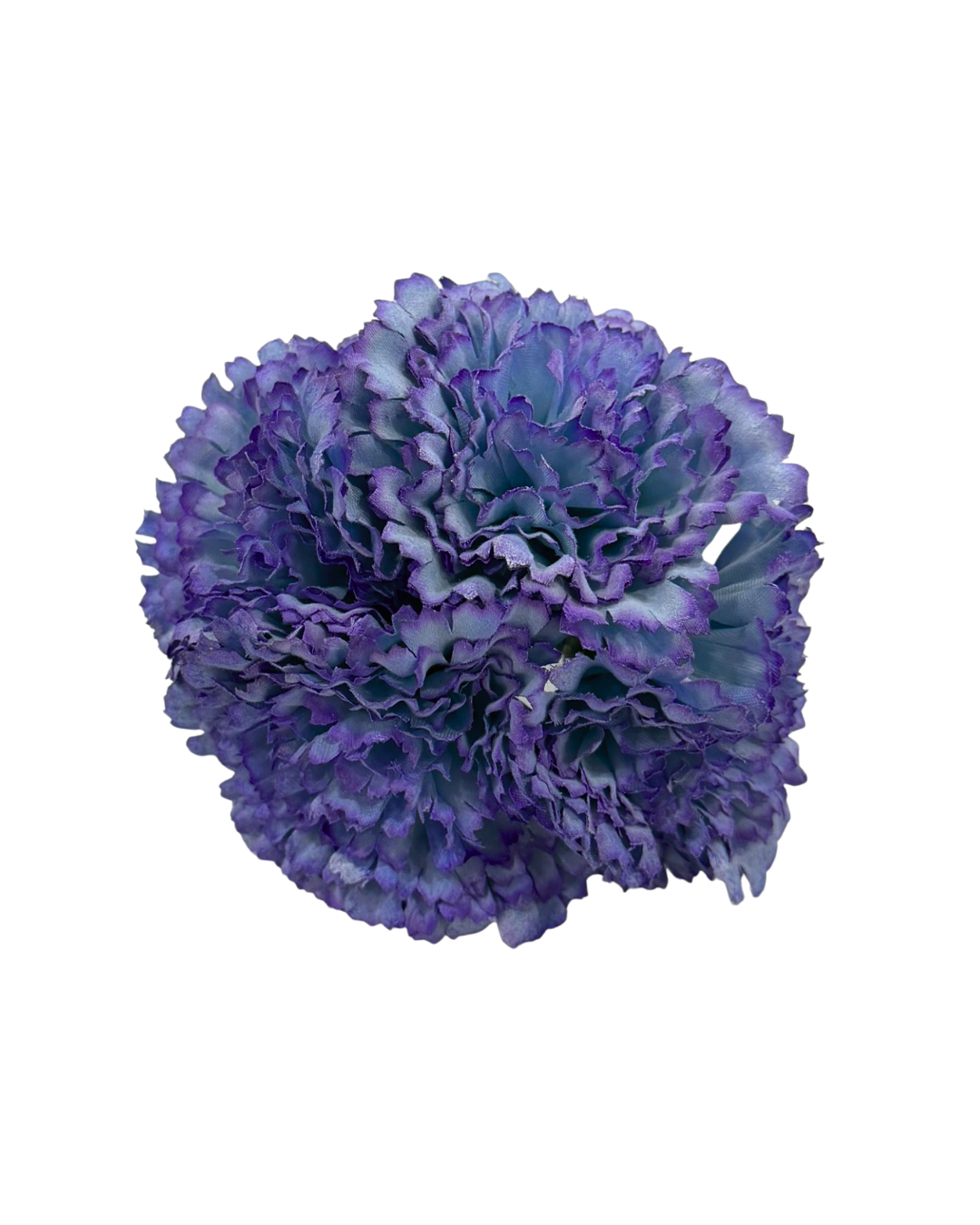 Ramillete de Flamenca Bicolor de Claveles Celeste y Morado