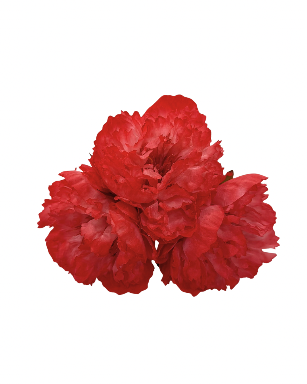 Ramillete de Flamenca Tres Peonías Salmón