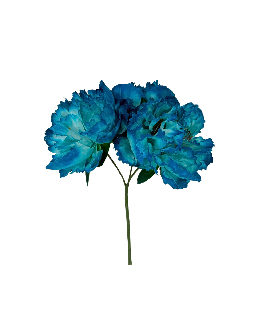 Ramillete de Flamenca de peonías agua marina