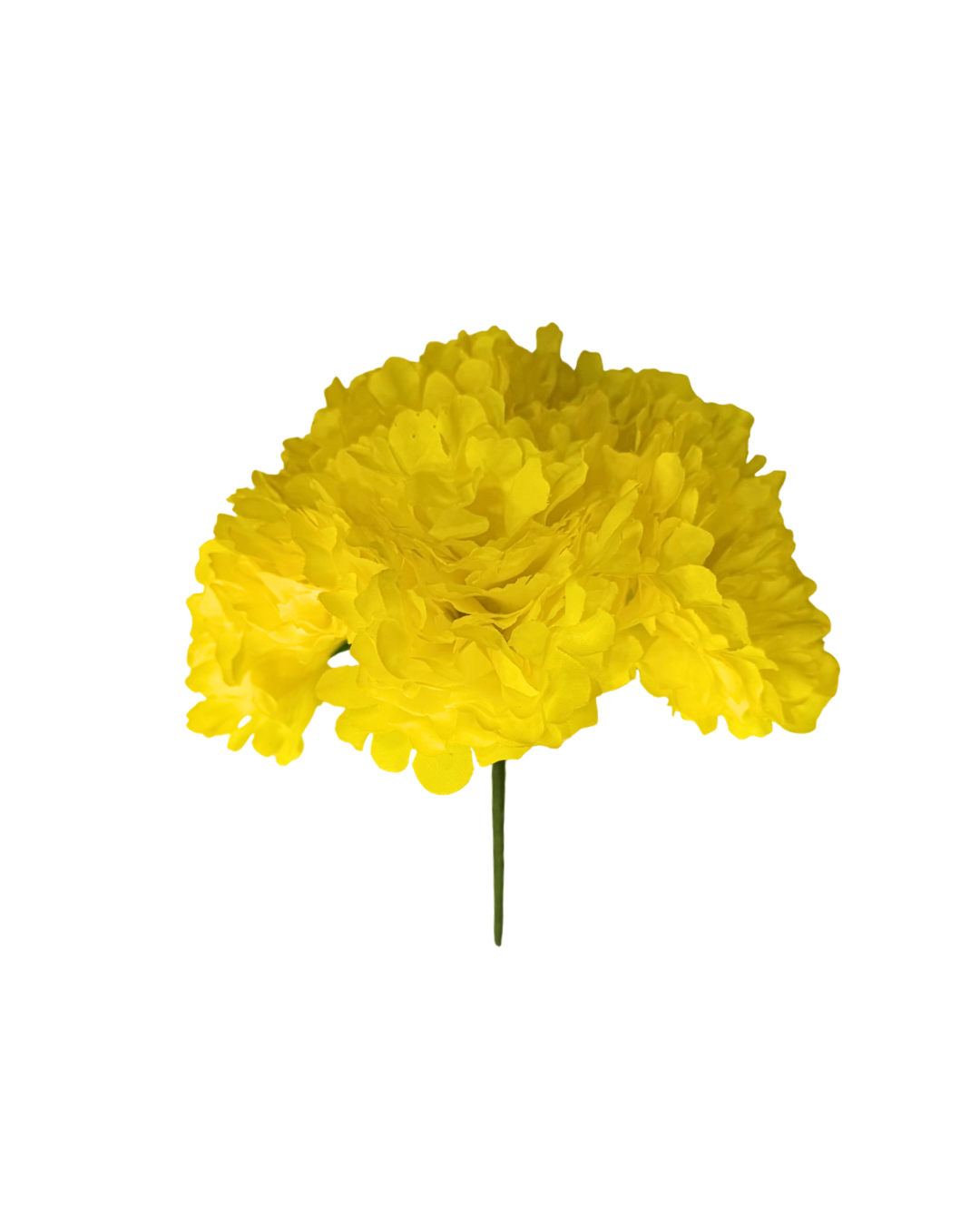 Ramillete de flamenca Amarilla detalles