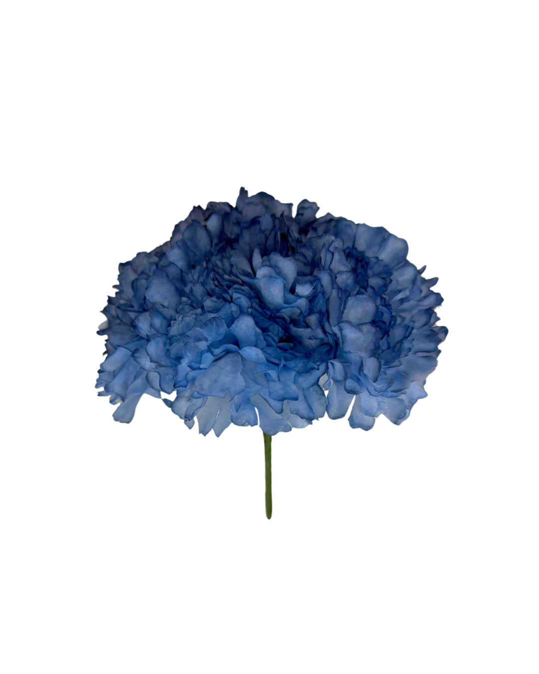 Ramillete de flamenca azul ducado detalles