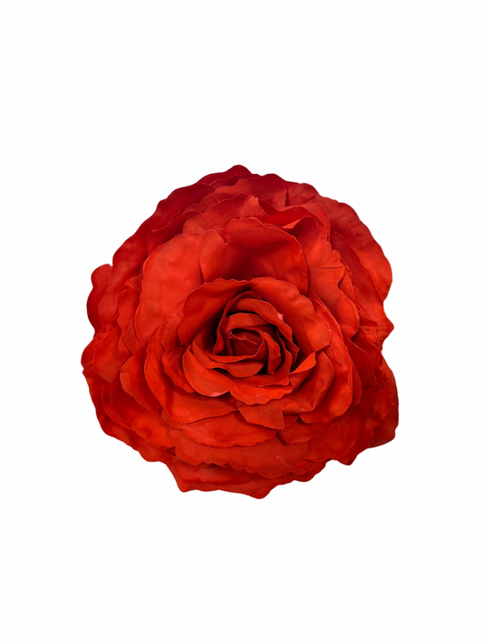 Rosa de Flamenca Teñida a Mano Roja