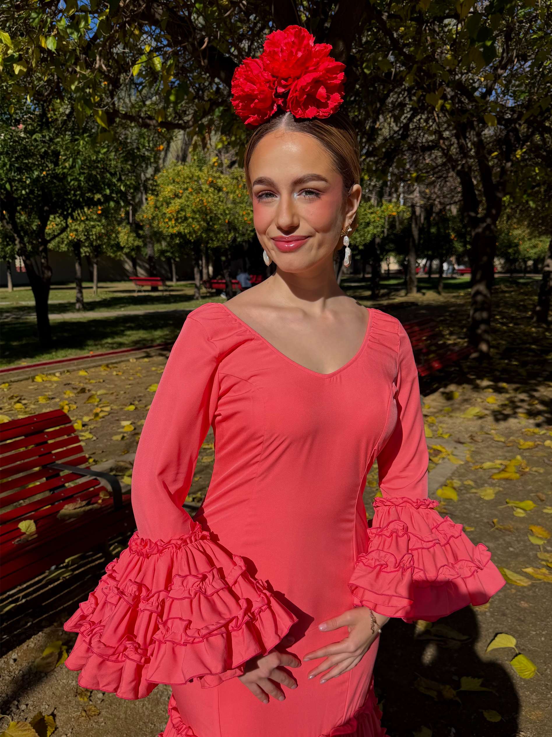Traje de flamenca canastero KORALTI