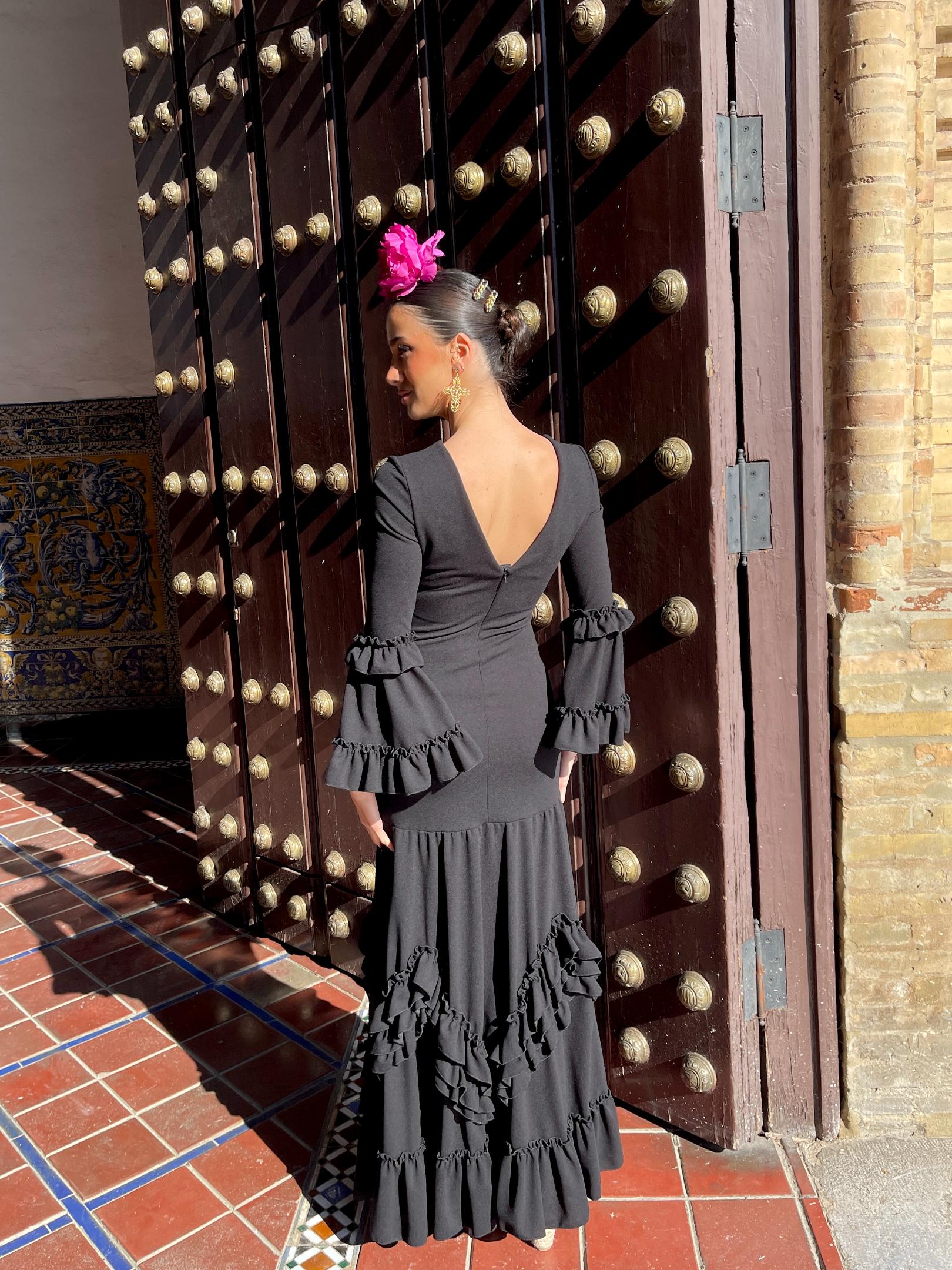 Traje de Flamenca Falda de capa Adorno Garrucha en Pico SPECIAL PRICE