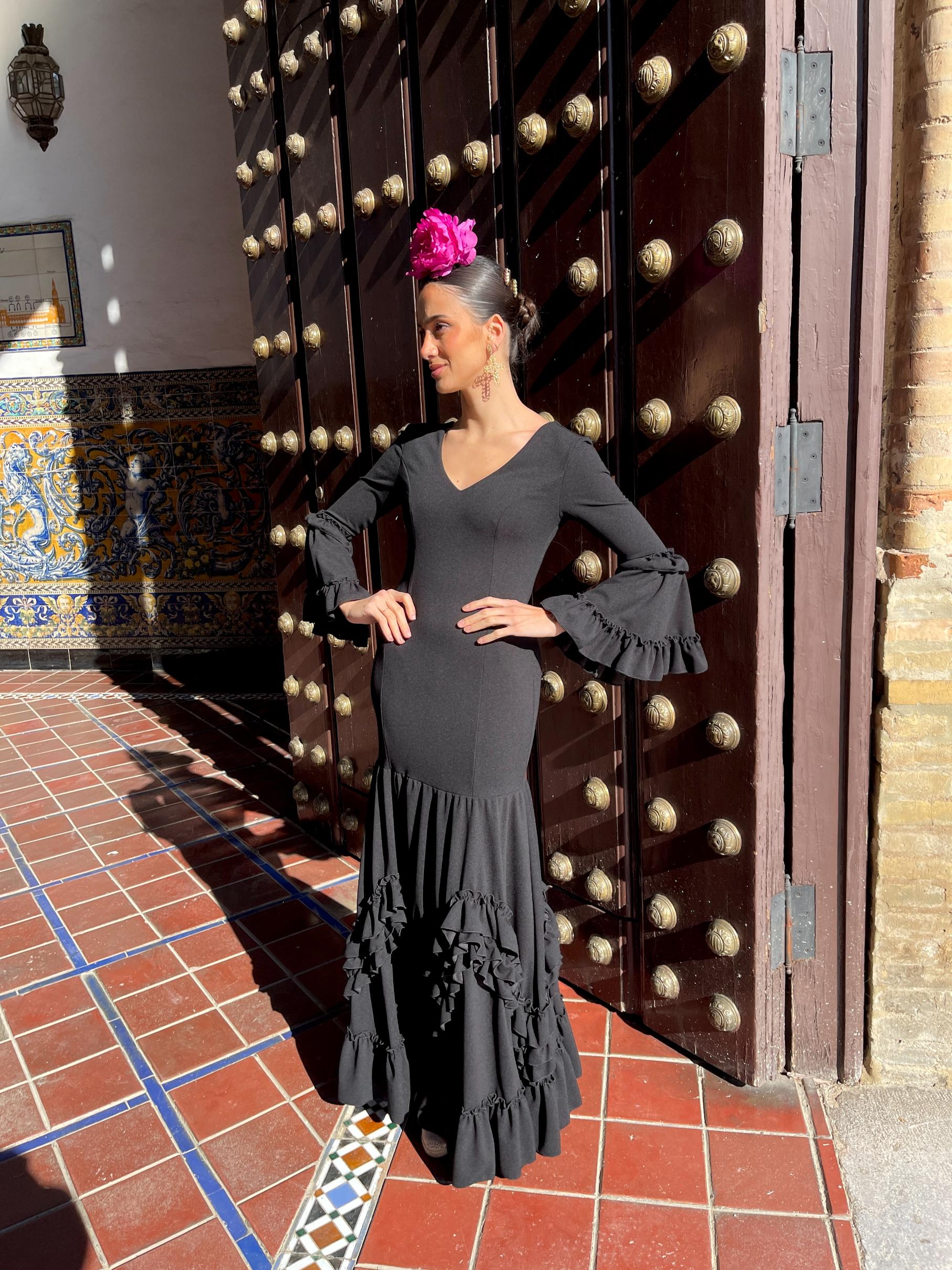 Traje de Flamenca Falda de capa Adorno Garrucha en Pico SPECIAL PRICE