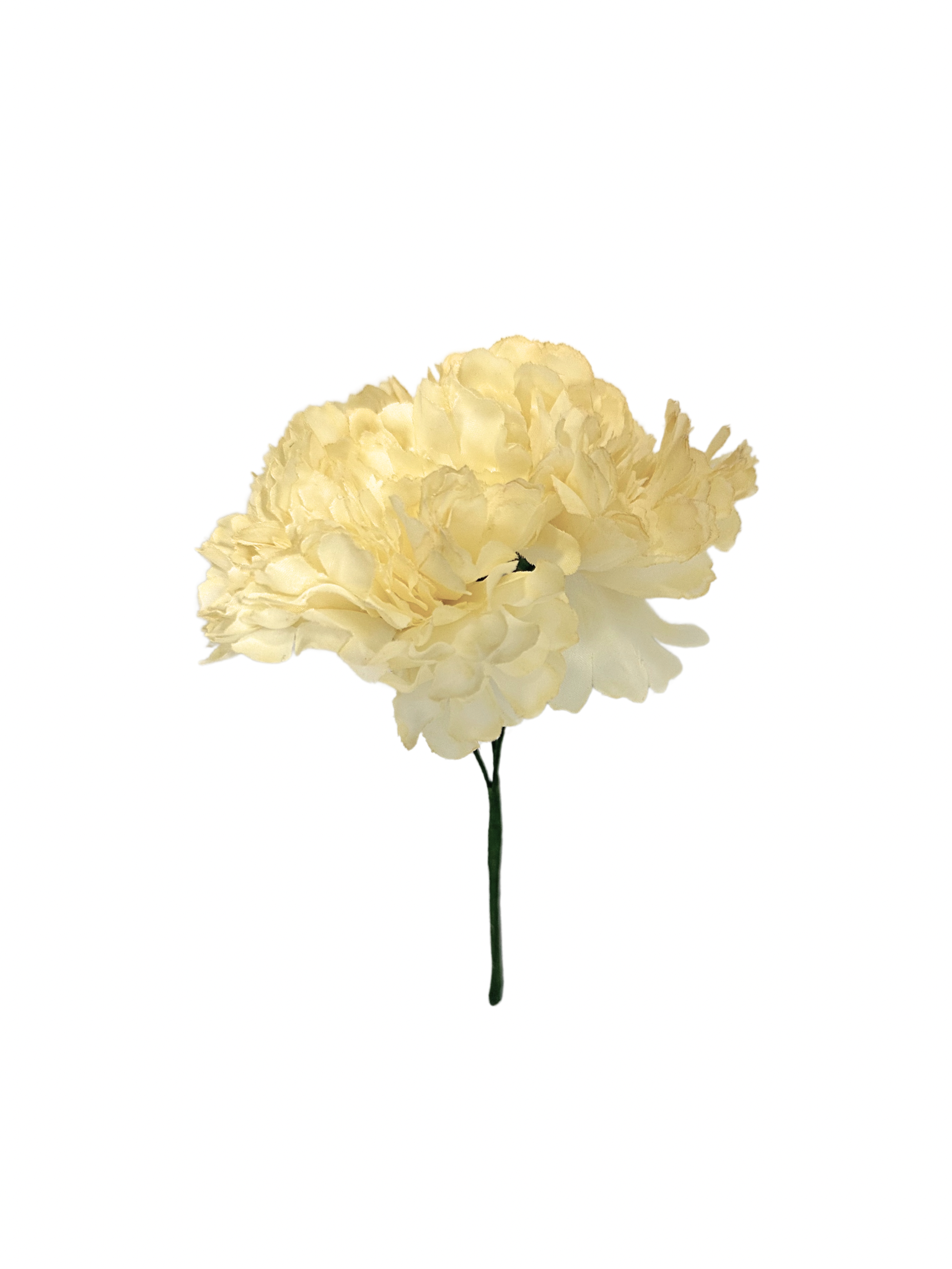 Ramillete de Flamenca Niña Teñido a Mano de Claveles Beige