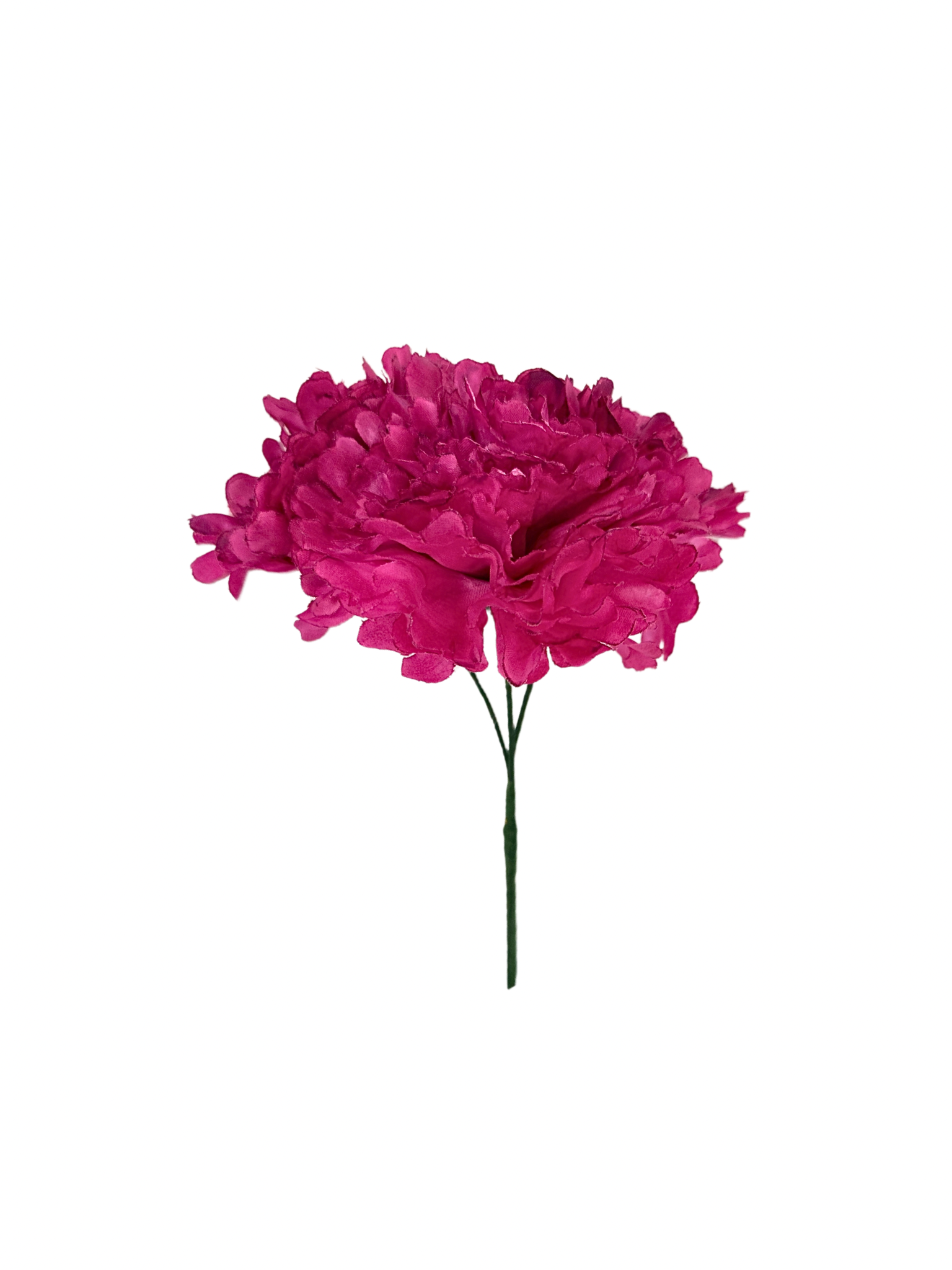 Ramillete de Flamenca Niña Teñido a Mano de Claveles Buganvilla