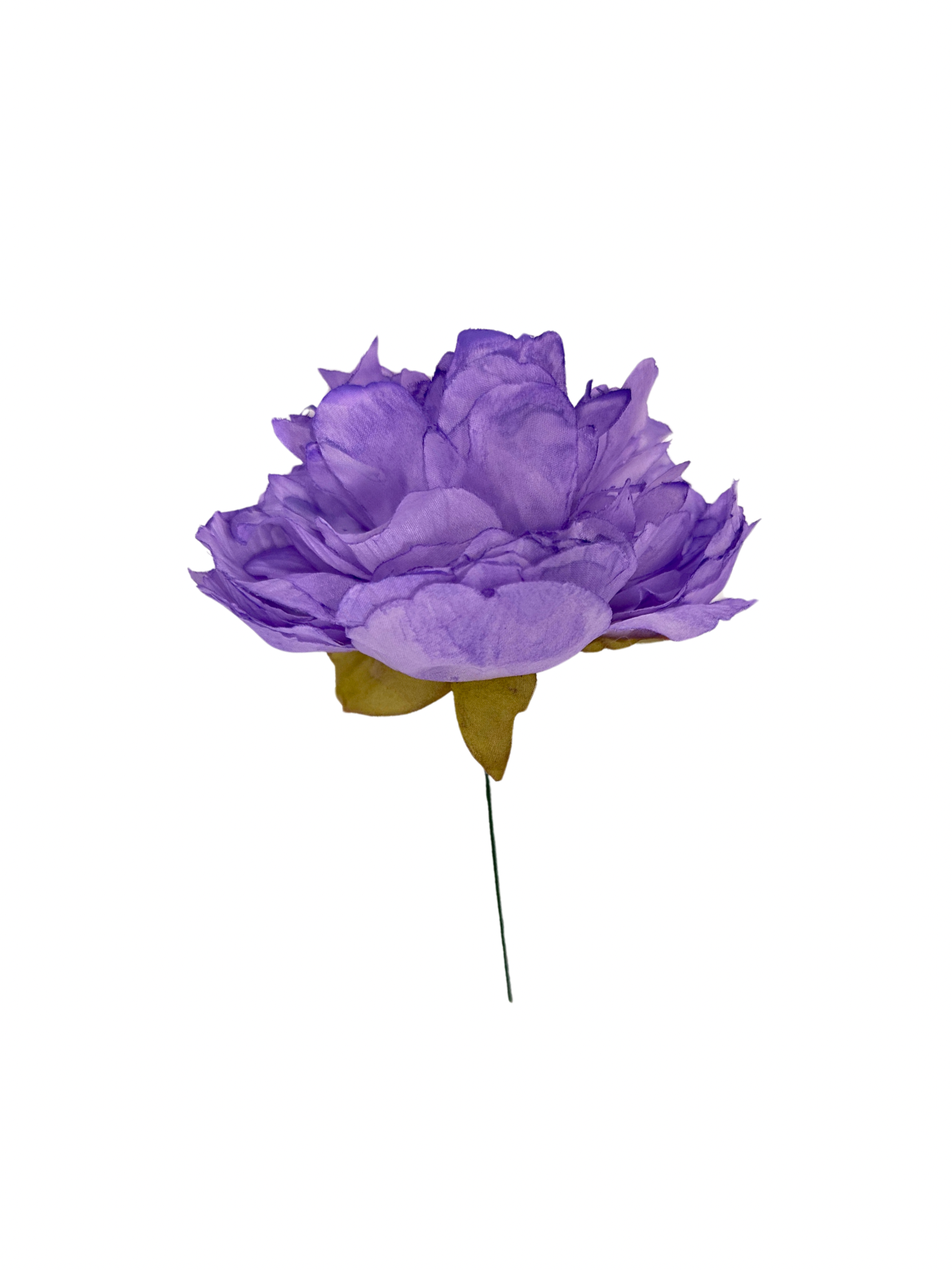 Peonía de Flamenca Niña Teñida a Mano Malva