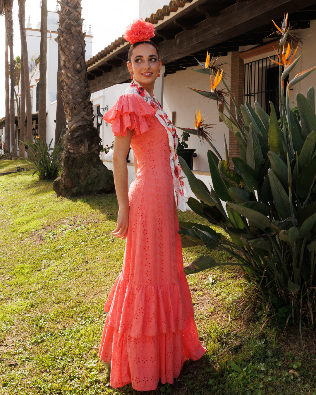 bata rociera coral