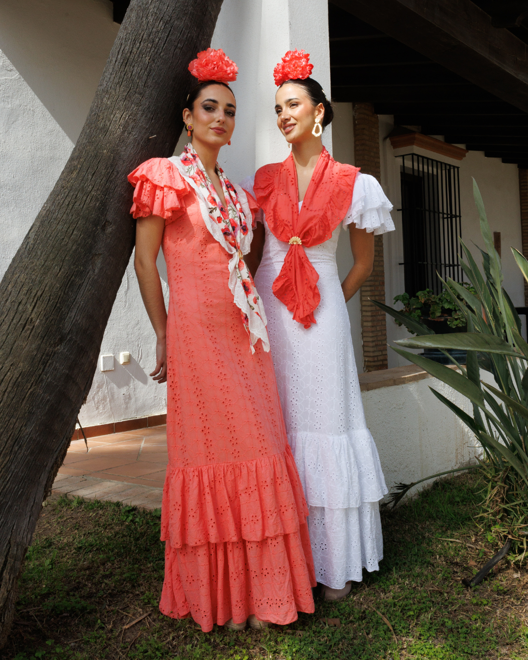 batas rocieras de algodon perdorado