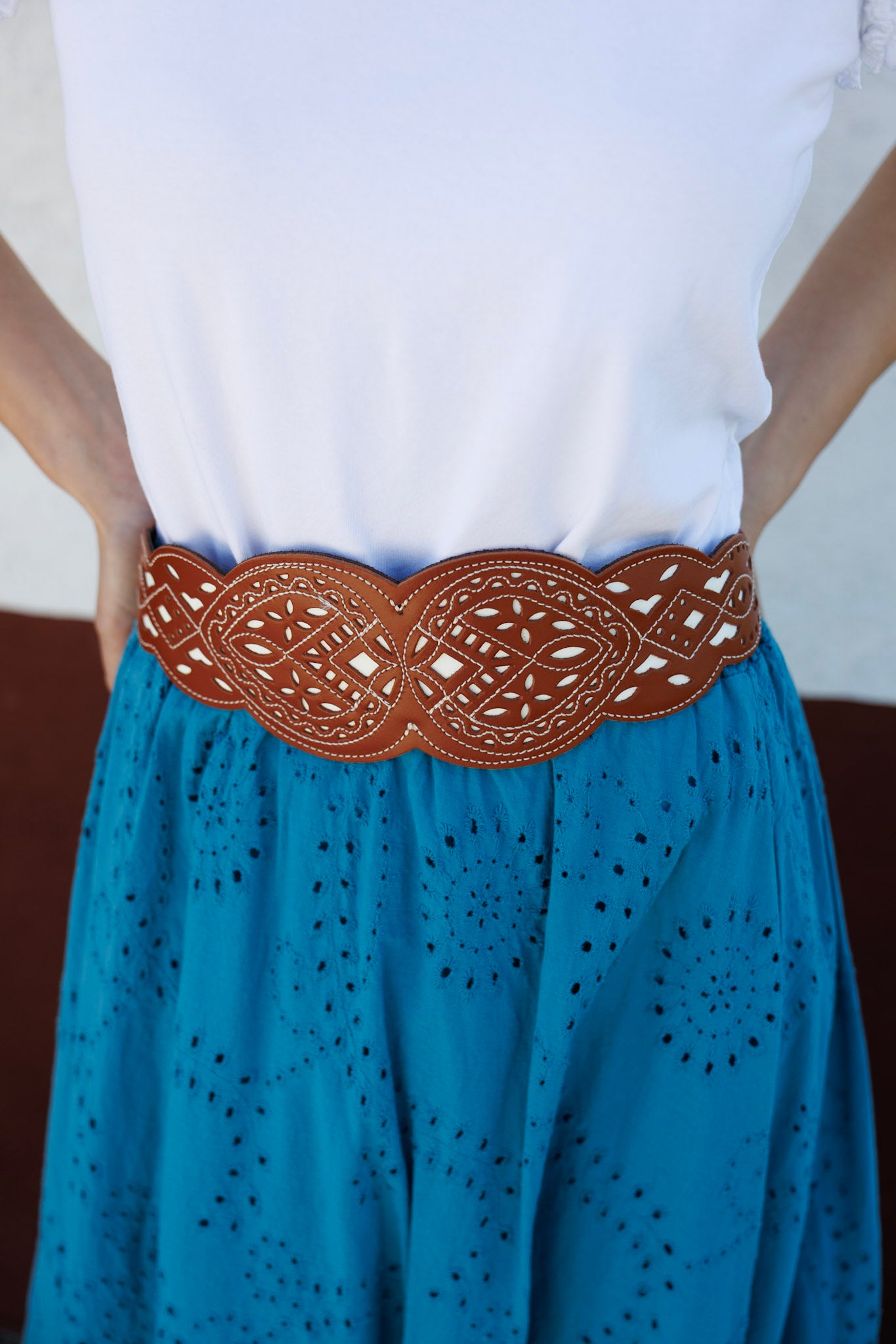 Fajín Rociero Cuero