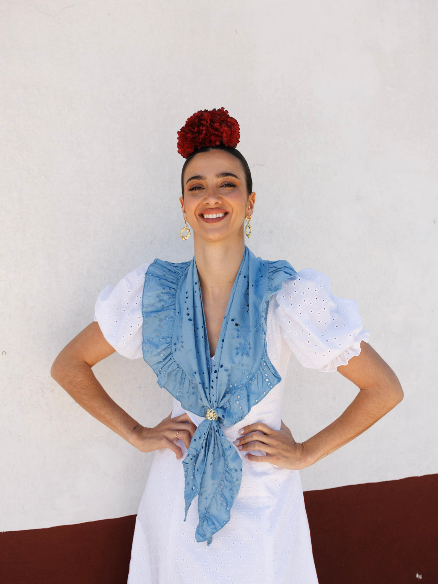 piquillo romeria  perforado celeste