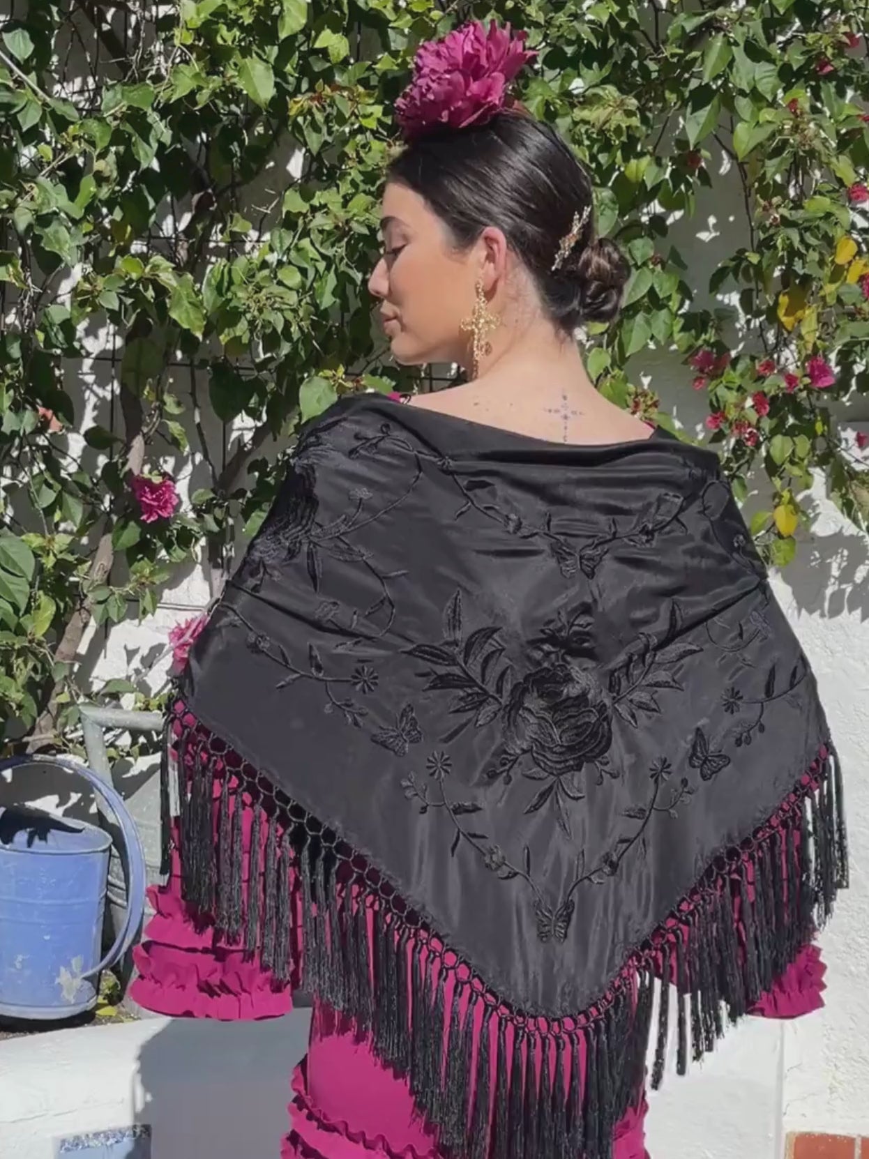 mantoncillo negro monocolor koralti