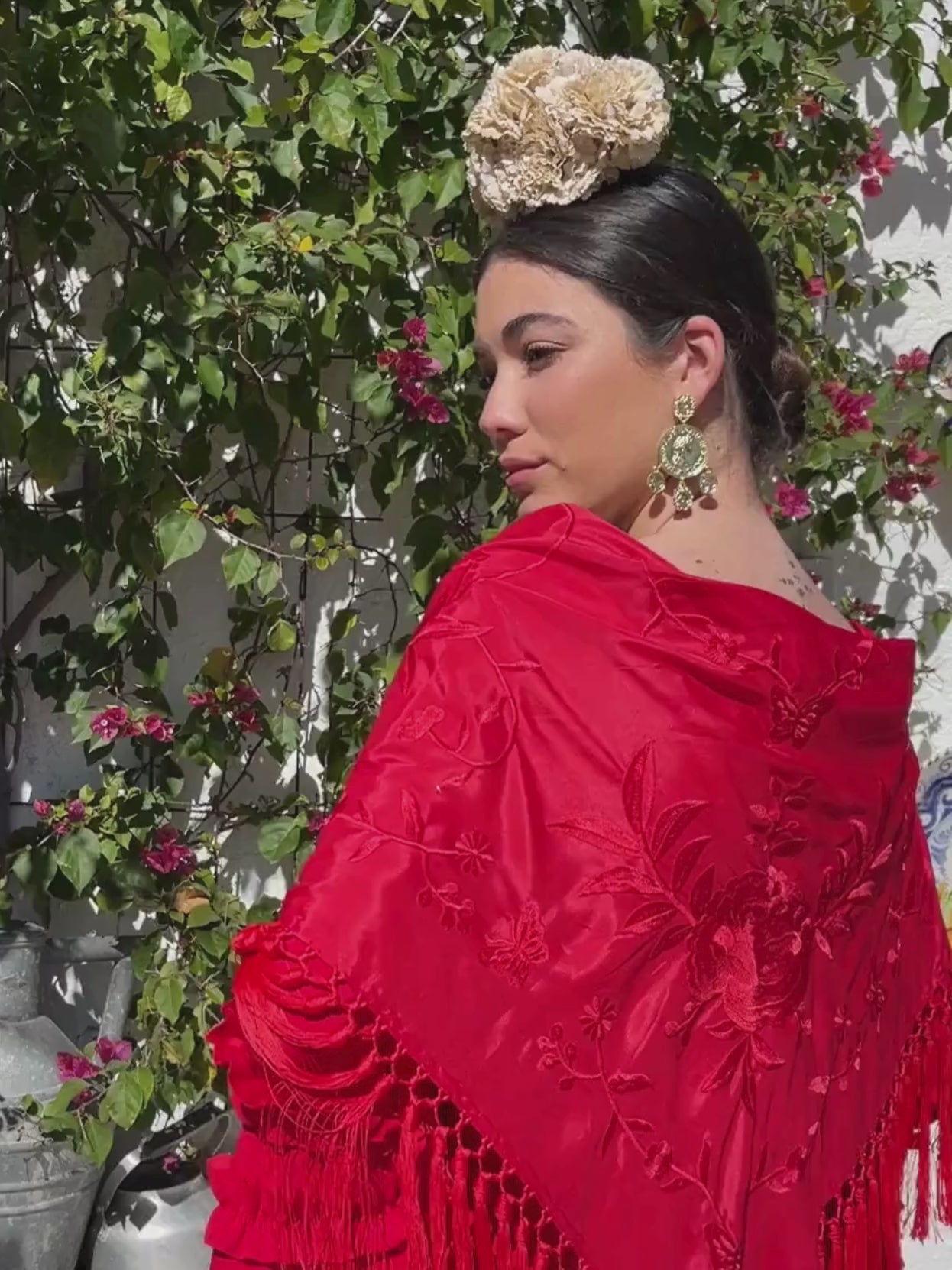 mantoncillo rojo monocolor koralti