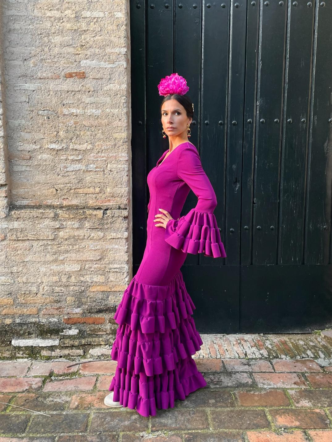 Traje de Flamenca Tres Volantes Canasteros SPECIAL PRICE